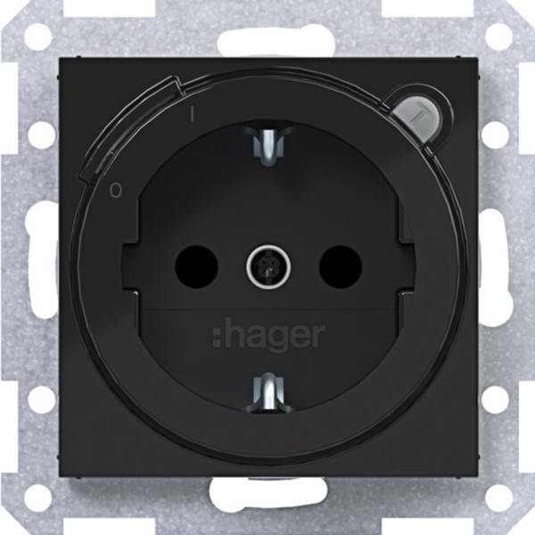 Hager SD SCHUKO FI erh. BS WAS1261BG