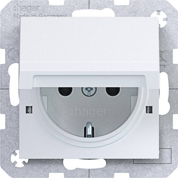 Hager Std. SCHUKO KLD arret. WAS1312WM