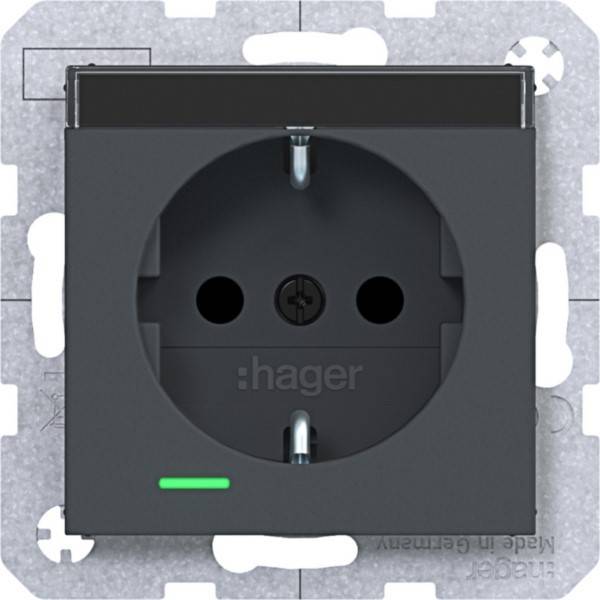 Hager SD SCHUKO LED BF EHBS WAS1402AT