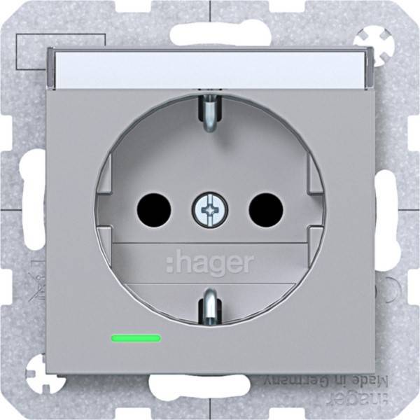 Hager SD SCHUKO LED BF EHBS WAS1402TA