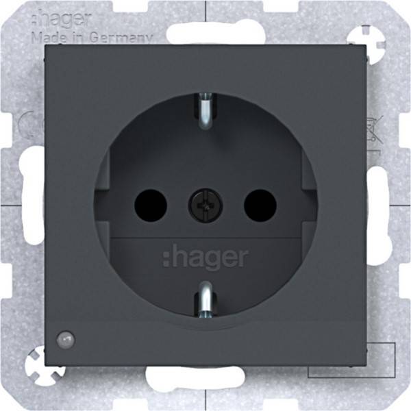 Hager SD SCHUKO O.-Licht EHBS WAS1462AT