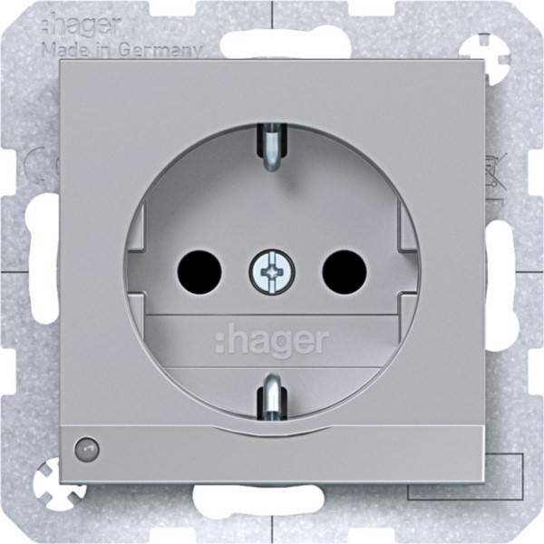 Hager SD SCHUKO O.-Licht EHBS WAS1462TA