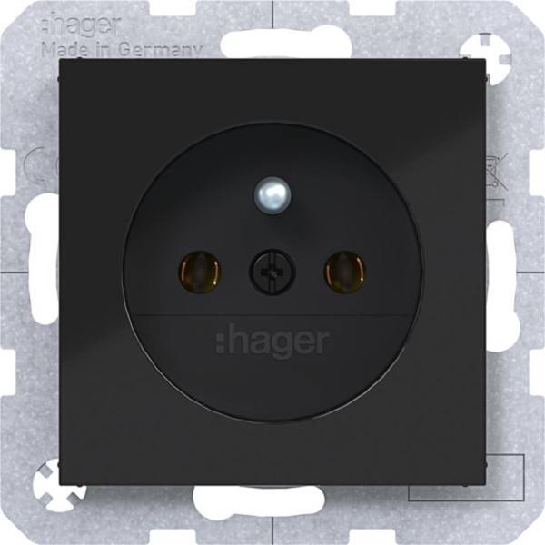 Hager Steckd. m. Schutzk.st. SK WAS1500BG