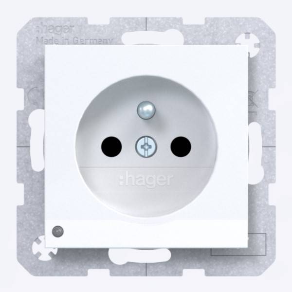 Hager STD SKT LED-O.Li EHBS WAS1862WG
