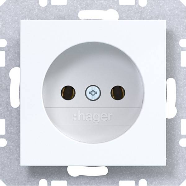Hager Steckd. o. Schutzk. SK WAS5100WG