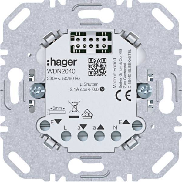 Hager Einsatz Komfort für WDN2040