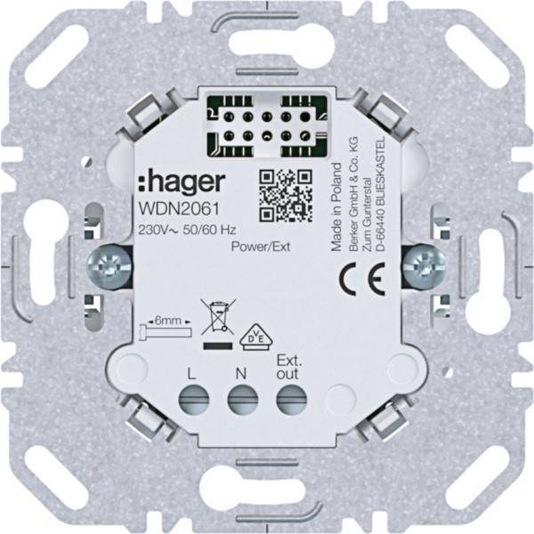 Hager Netzteil UP o. Lastanschl WDN2061