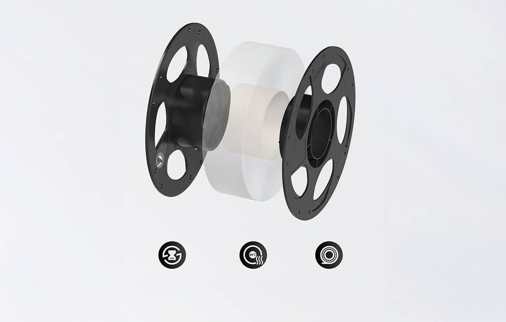 Anycubic PETG Filament, 1,75mm, 1kg - Farbton: schwarz