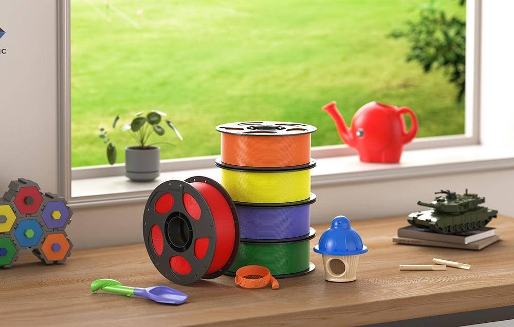Anycubic PETG Filament, 1,75mm, 1kg - Farbton: schwarz