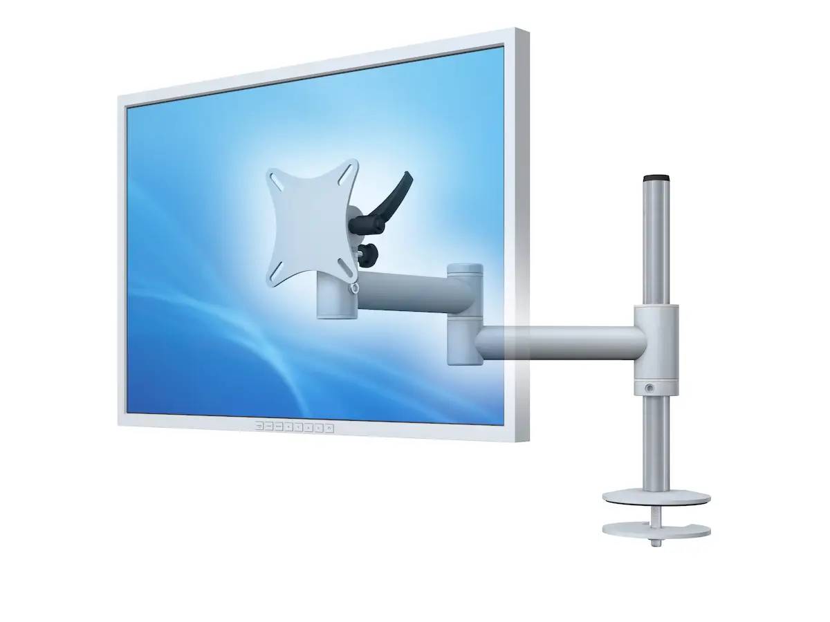 Flex-System Monitorhalterung für 1 Monitor Einbauadapter mit Kabelauslass (MA) 1er - 17''-24''