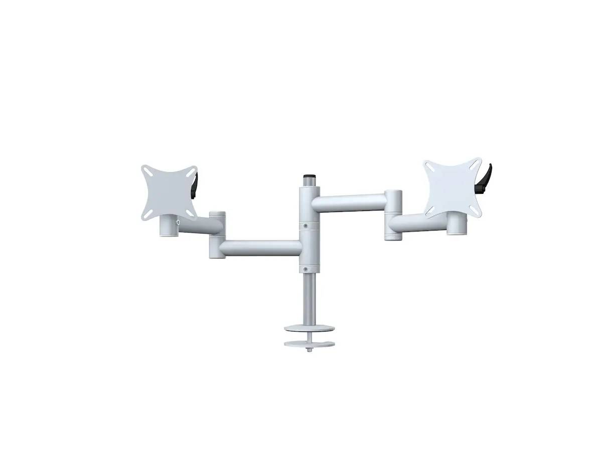 Flex-System Monitorhalterung für 2 Monitore Einbauadapter mit Kabelauslass (MA) 2er - 17''-24'' Kopie