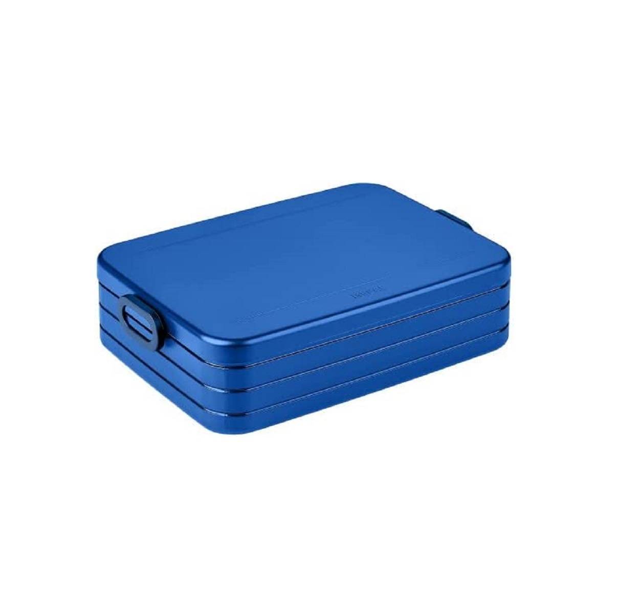 Mepal 2-tlg Bento-Lunchboxen Set Klein/Groß Take A – Brotdose mit Fächern, geeignet für bis zu 4 BZW. 8 Butterbrote, TPE/pp/abs, 0 mm Vivid Blue