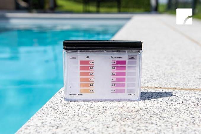 Steinbach | Testkit für pH-Wert & Sauerstoff | inkl. 20 Tabletten | präzise Messung | einfach in der Anwendung | ideal zur Pool- und Wasserpflege