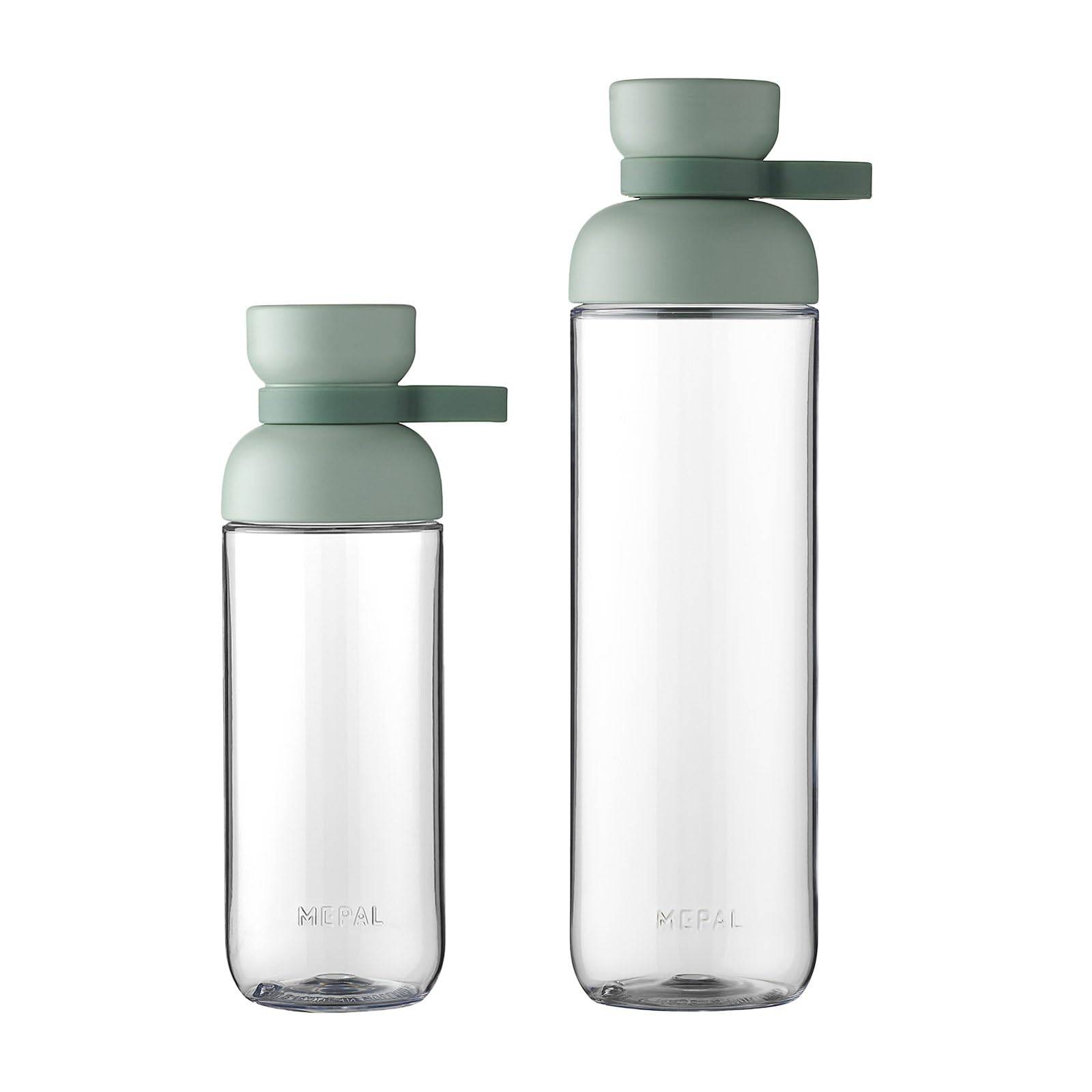 Mepal Trinkflaschen Vita - Wasserflaschen Duo Pack - Flaschen für Uni, Arbeit, Fitness, Outdoor, Job - Stoßfest, Auslaufsicher - BPA-frei & Spülmas