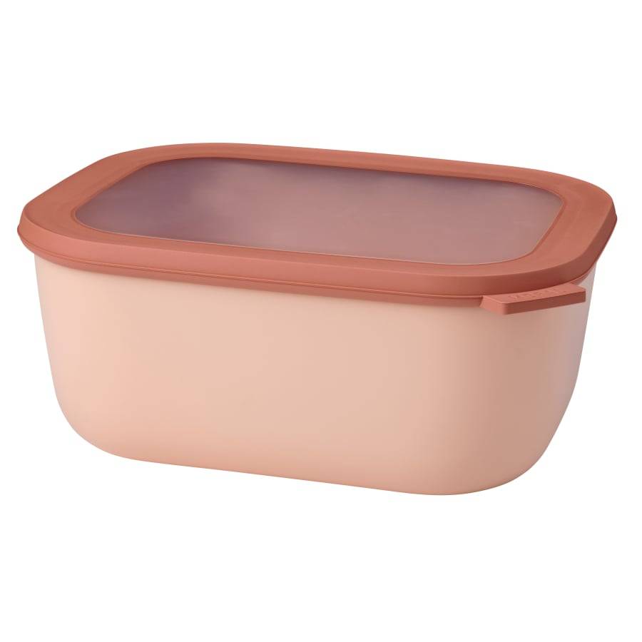Mepal - Multi Bowl Cirqula Rectangular - Vorratsdose mit Deckel - Geeignet als Luftdichte Aufbewahrungsbox für den Kühlschrank, Mikrowellengeschirr