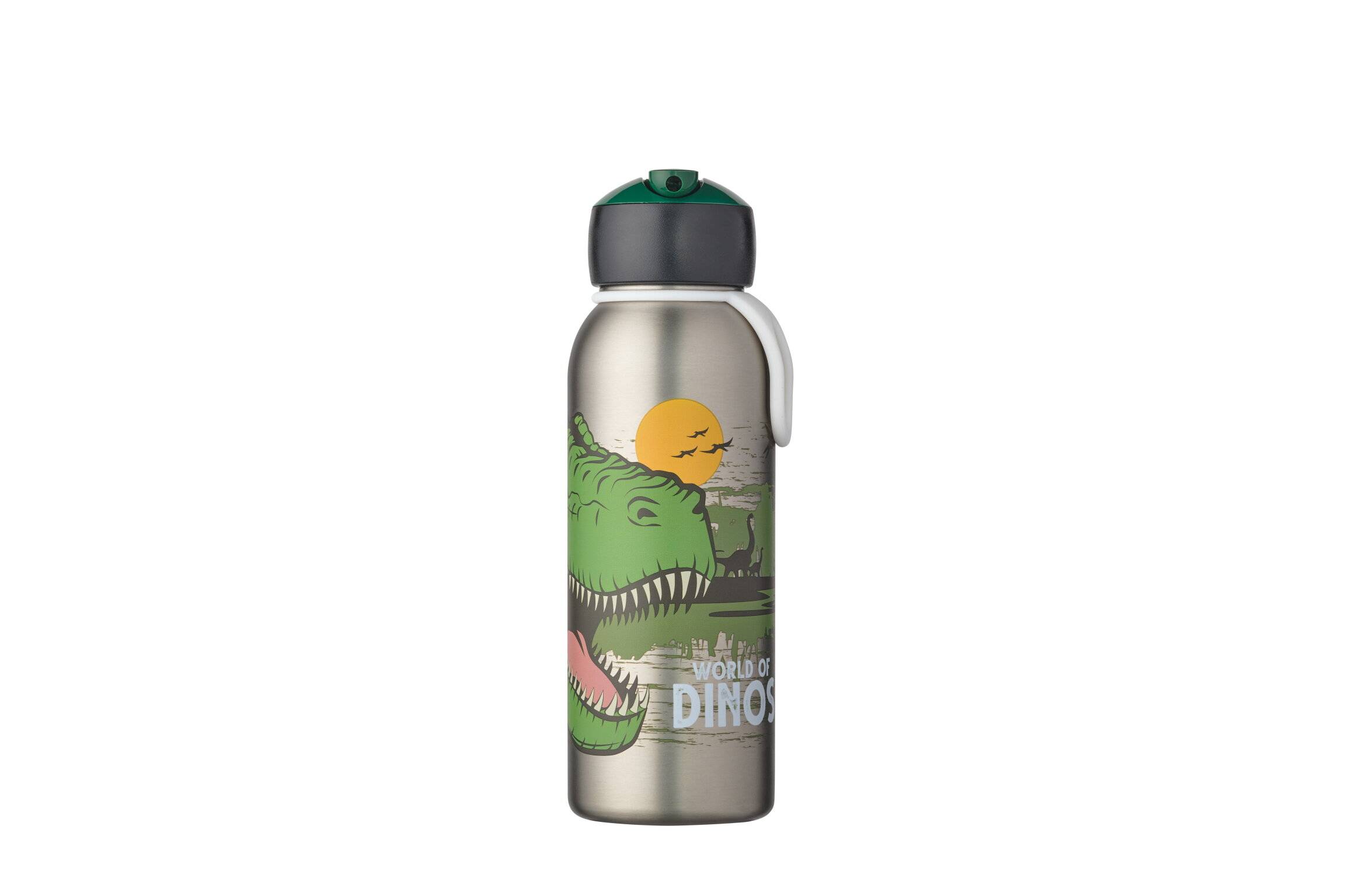 Mepal 107458065381 Thermoflasche Flip up Campus, hält Getränke Lange kalt oder warm, Edelstahl Trinkflasche Kinder, doppelwandig isoliert, Trinkflas