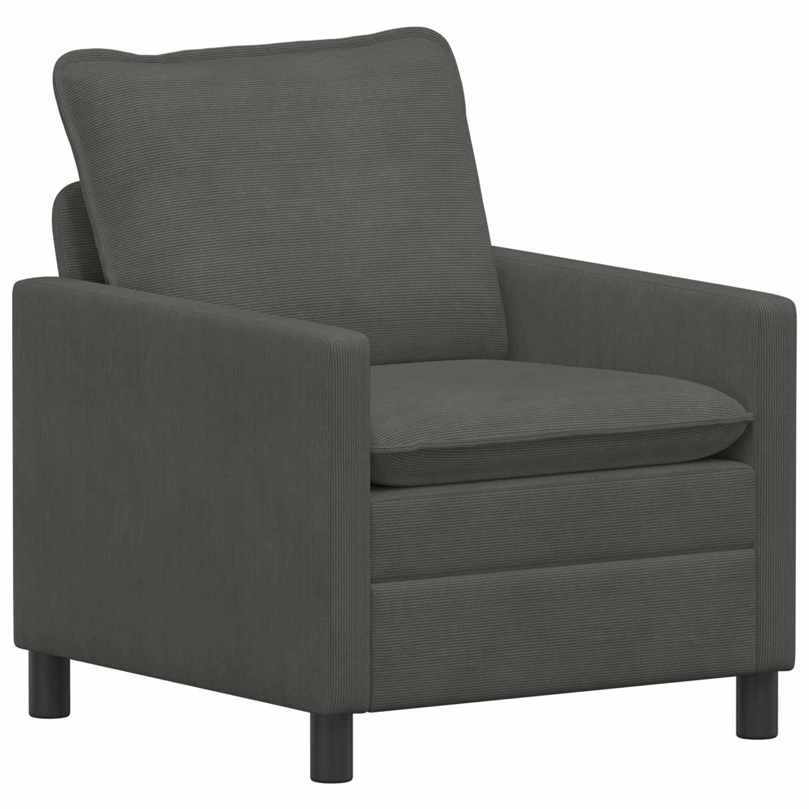 vidaXL Sofa Dunkelgrau 76 x 81 x 87,5 cm Stoff