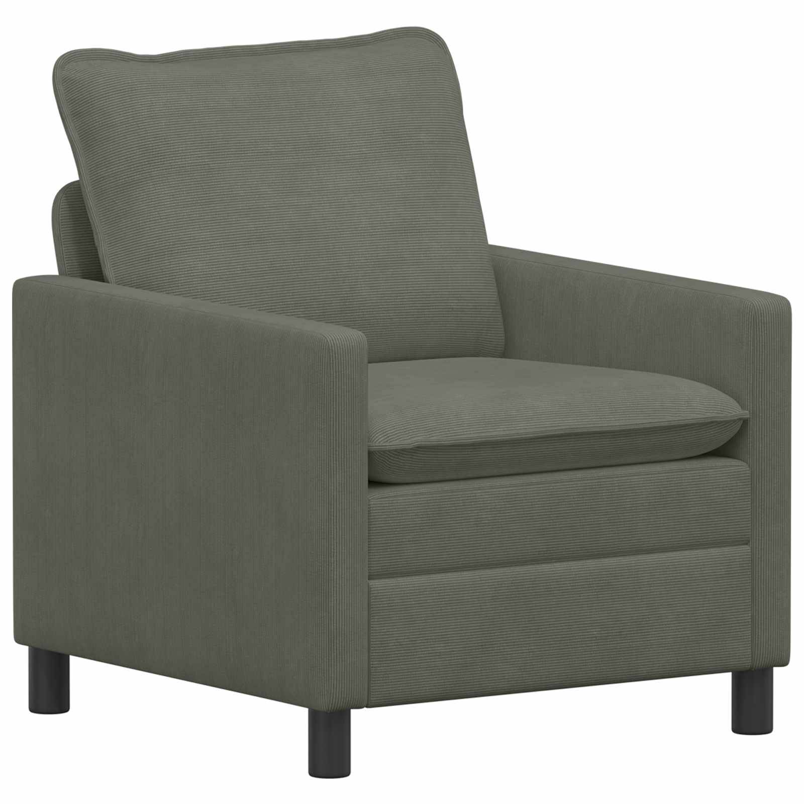 vidaXL Sofa Set 2 pcs Hellgrau Stoff