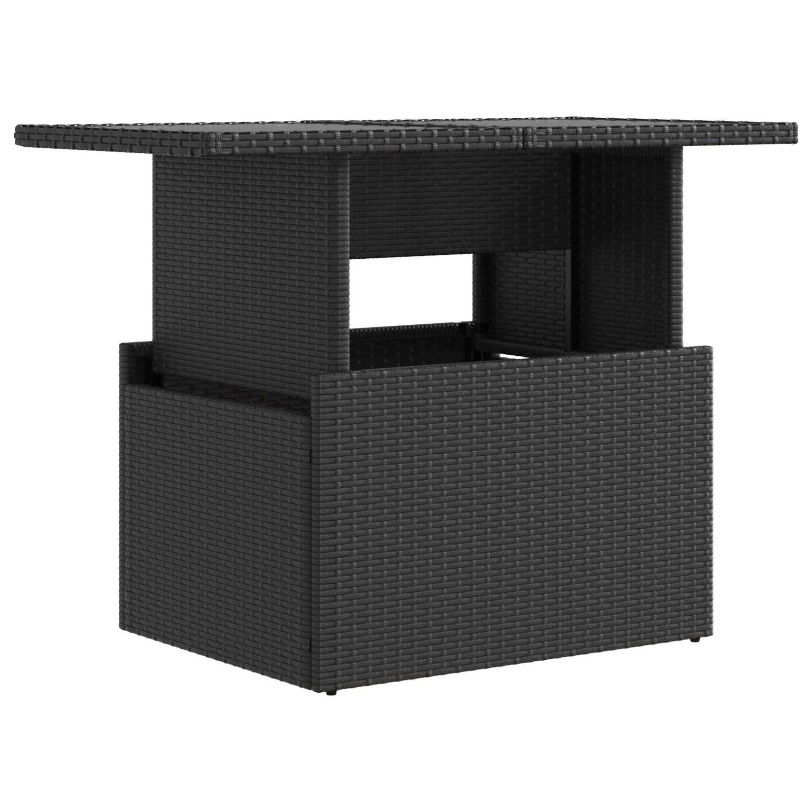 vidaXL Outdoortisch-Set 5 pcs Poly-Rattan