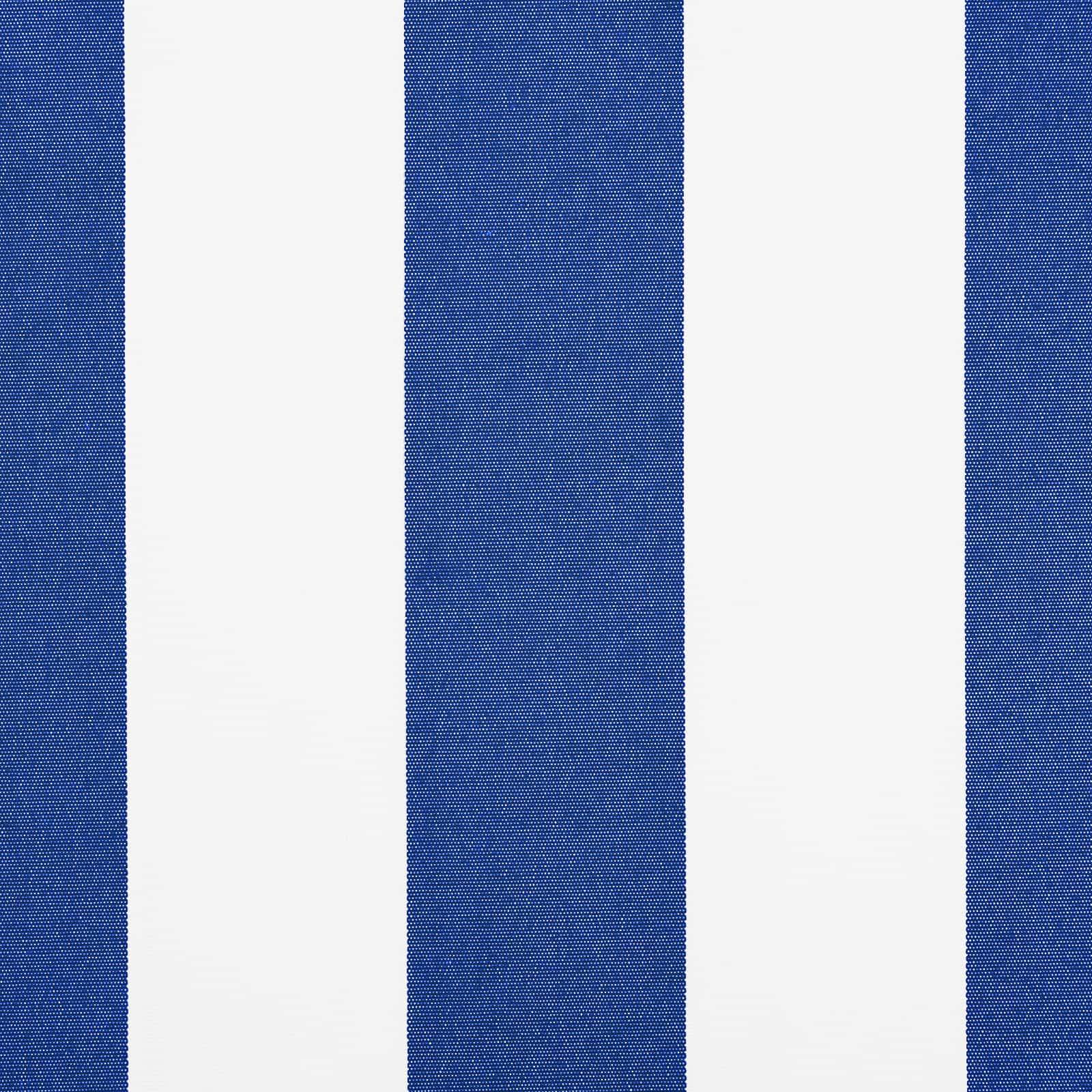 vidaXL Markisenersatzstoff Blau und Weiß 400 x 350 cm Polyester