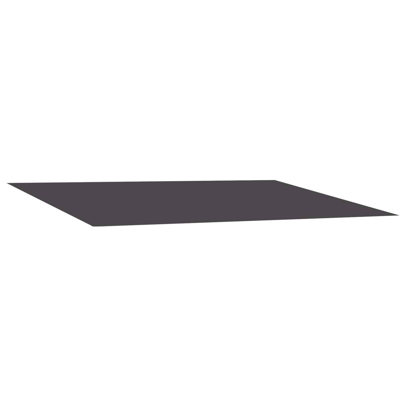 vidaXL Ersatzmarkisenstoff Anthrazit 450 x 350 cm
