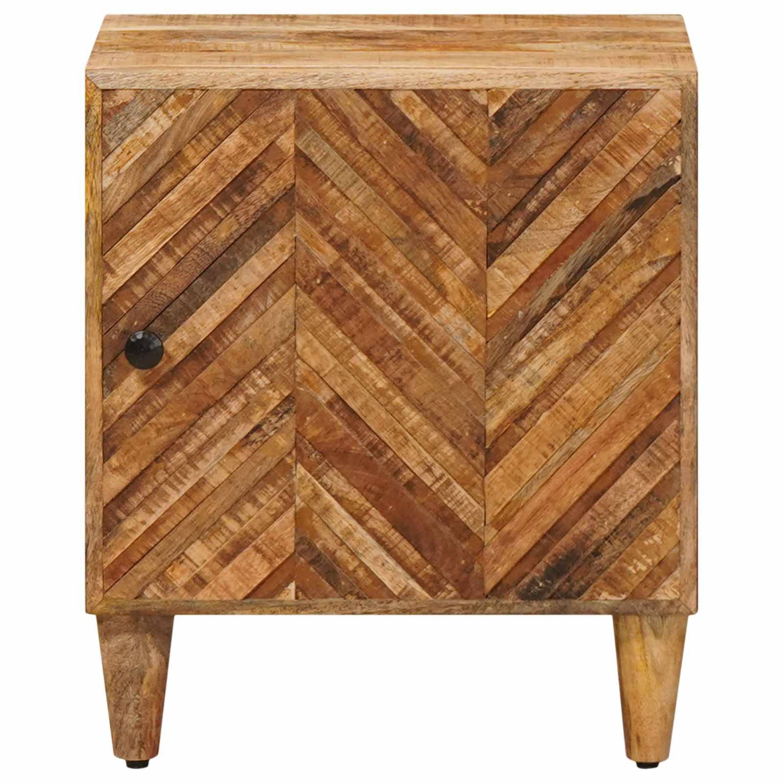 vidaXL Nachttisch Braun 40 x 33,5 x 46 cm Massivholz Mango