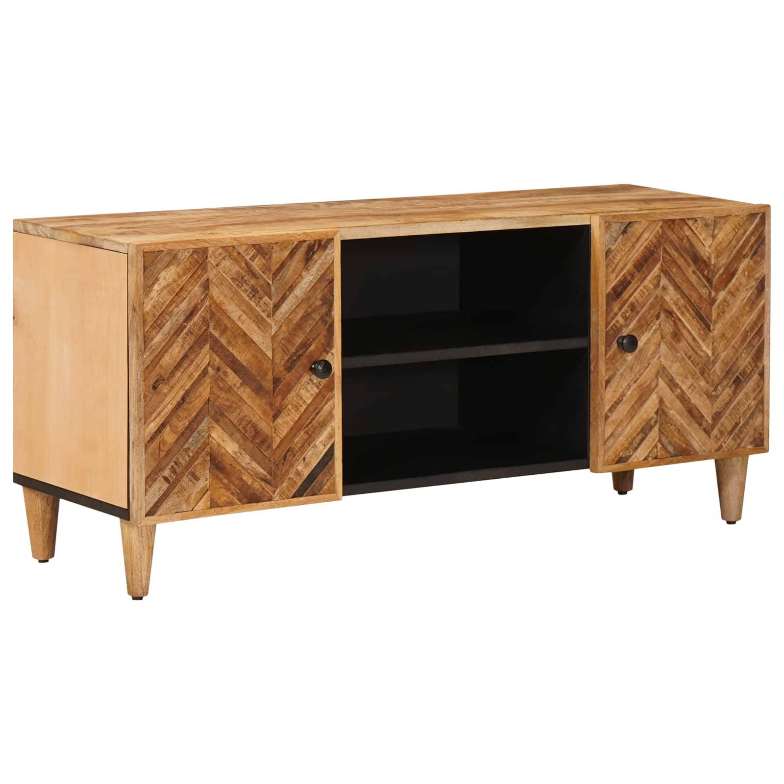 vidaXL Stauraumschränke Braun 105 x 33,5 x 46 cm Massivholz Mango