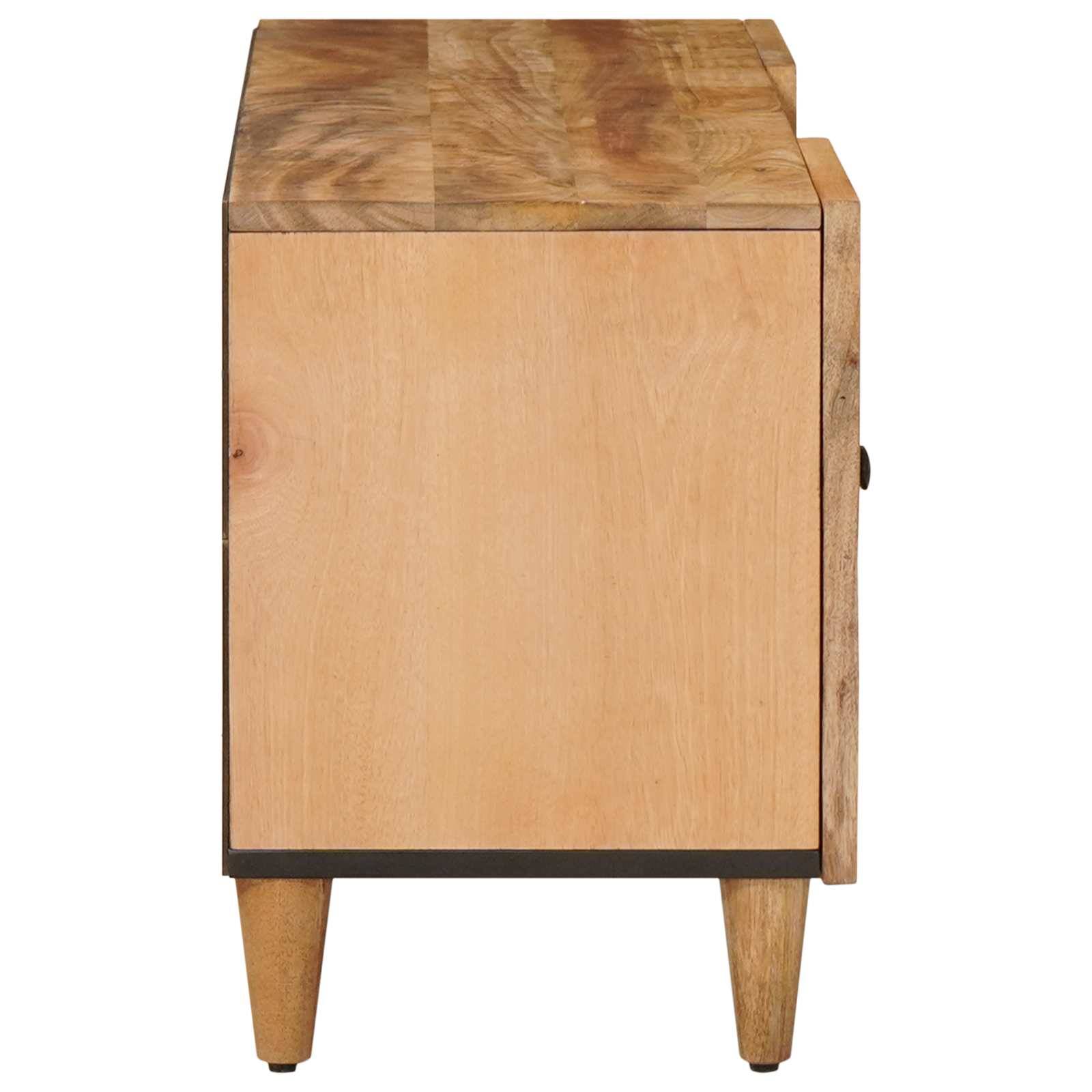 vidaXL Stauraumschränke Braun 105 x 33,5 x 46 cm Massivholz Mango