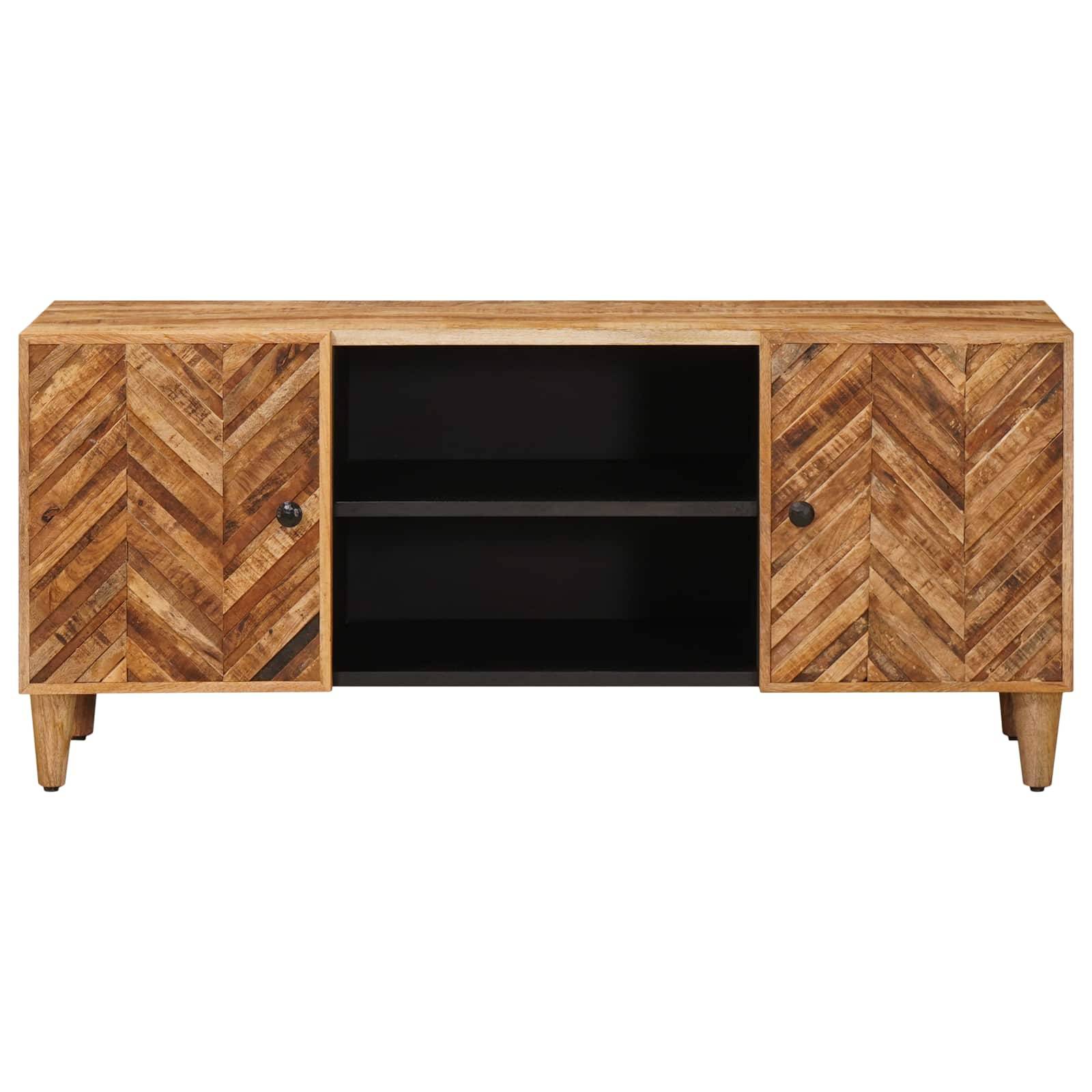 vidaXL Stauraumschränke Braun 105 x 33,5 x 46 cm Massivholz Mango