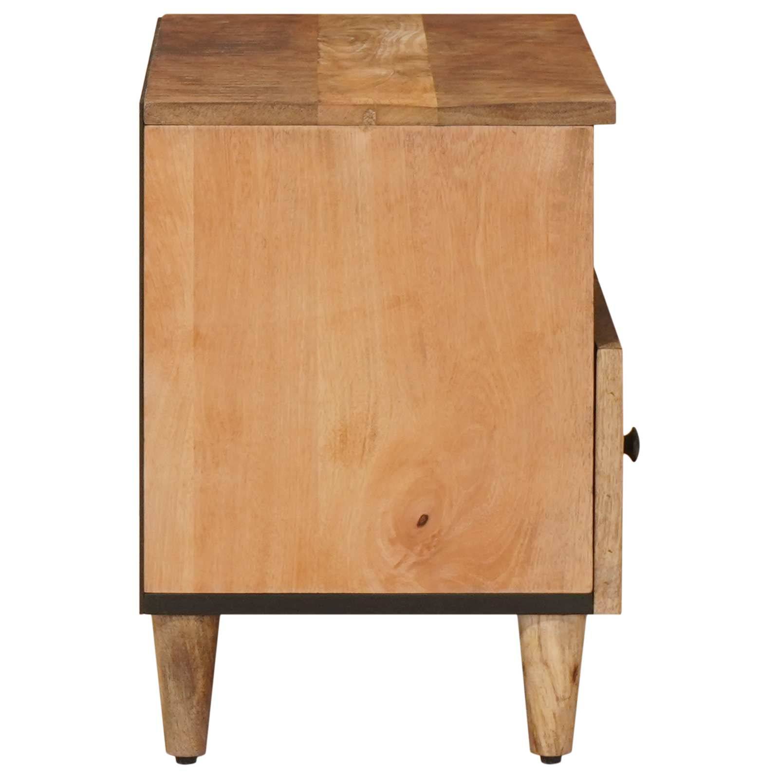 vidaXL Stauraumschränke Braun 70 x 33,5 x 46 cm Massivholz Mango