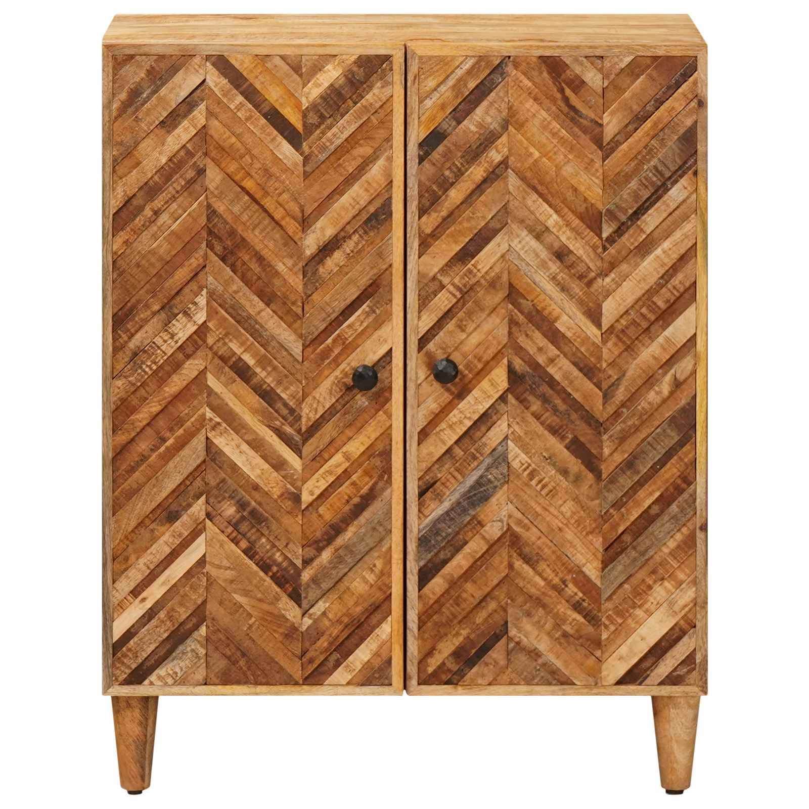vidaXL Stauraumschränke Braun 60 x 33,5 x 75 cm Massivholz Mango