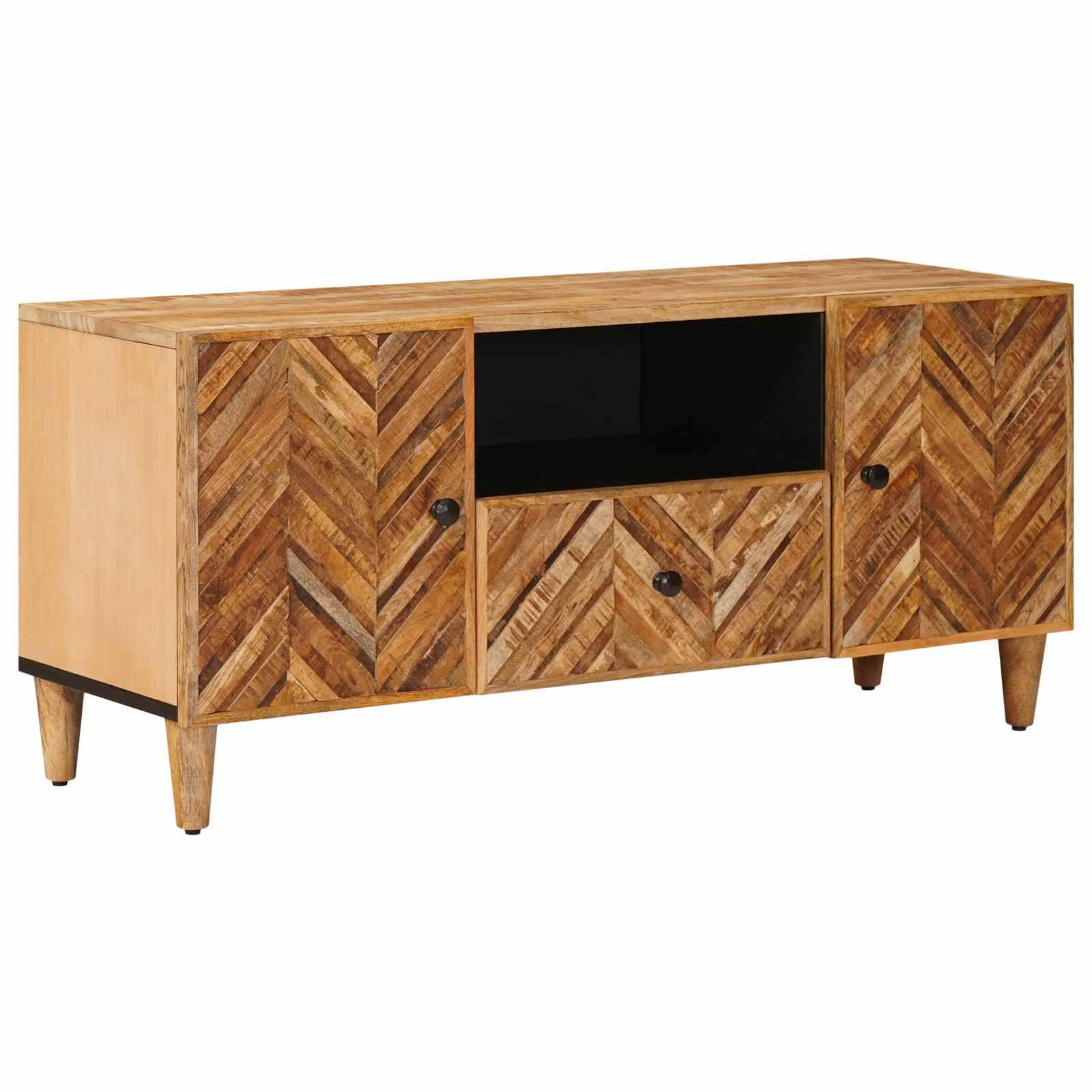 vidaXL Stauraumschränke Braun 105 x 33,5 x 46 cm Massivholz Mango