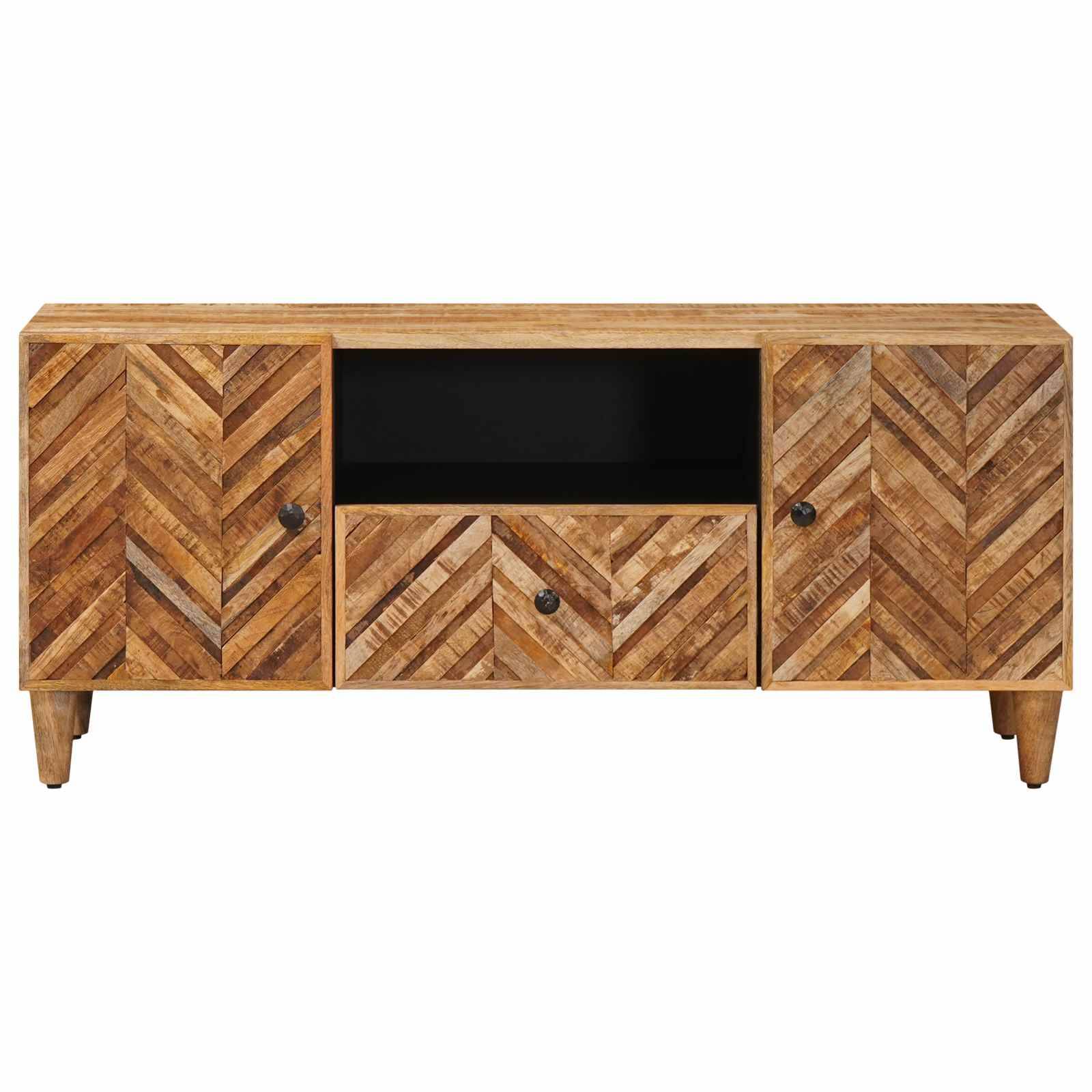vidaXL Stauraumschränke Braun 105 x 33,5 x 46 cm Massivholz Mango