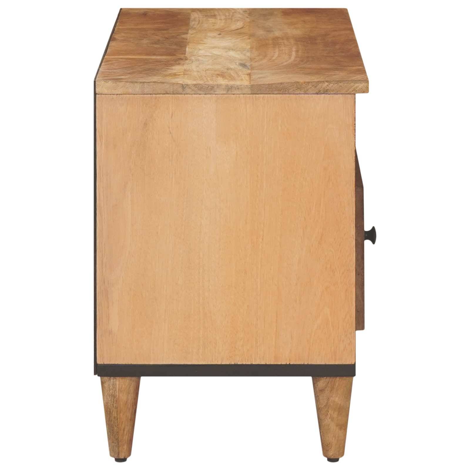 vidaXL Stauraumschränke Braun 100 x 33,5 x 46 cm Massivholz Mango