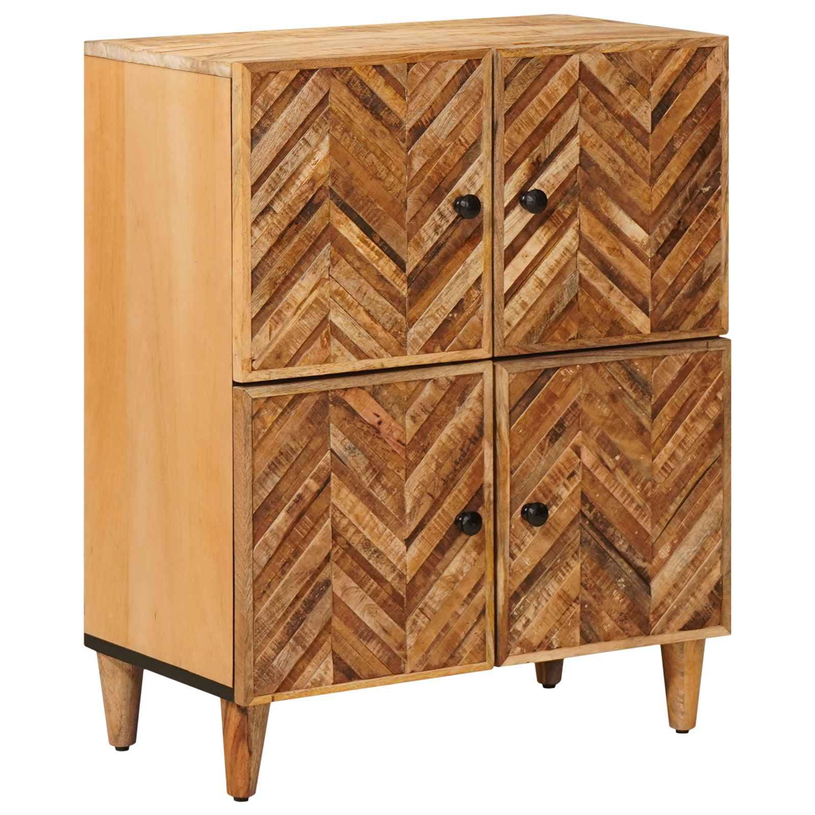 vidaXL Stauraumschränke Braun 60 x 33,5 x 75 cm Massivholz Mango