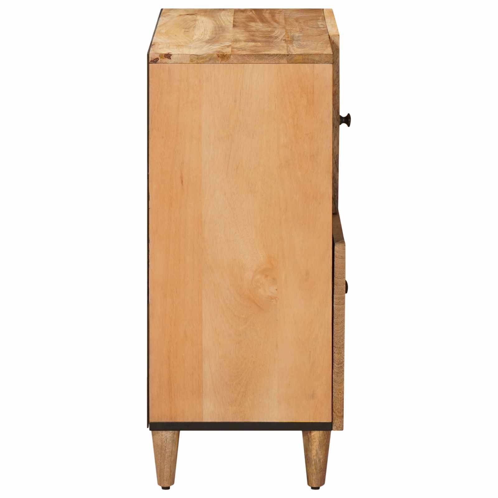 vidaXL Stauraumschränke Braun 80 x 33,5 x 75 cm Massivholz Mango