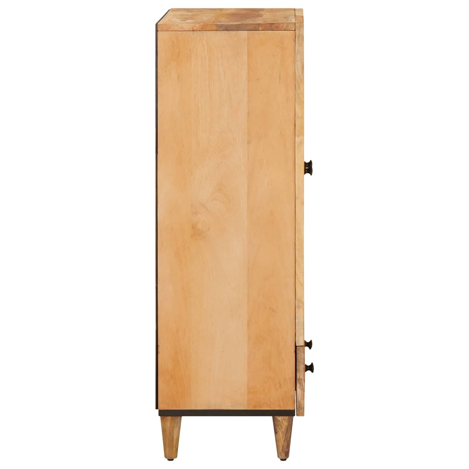 vidaXL Stauraumschränke Braun 60 x 33,5 x 100 cm Massivholz Mango