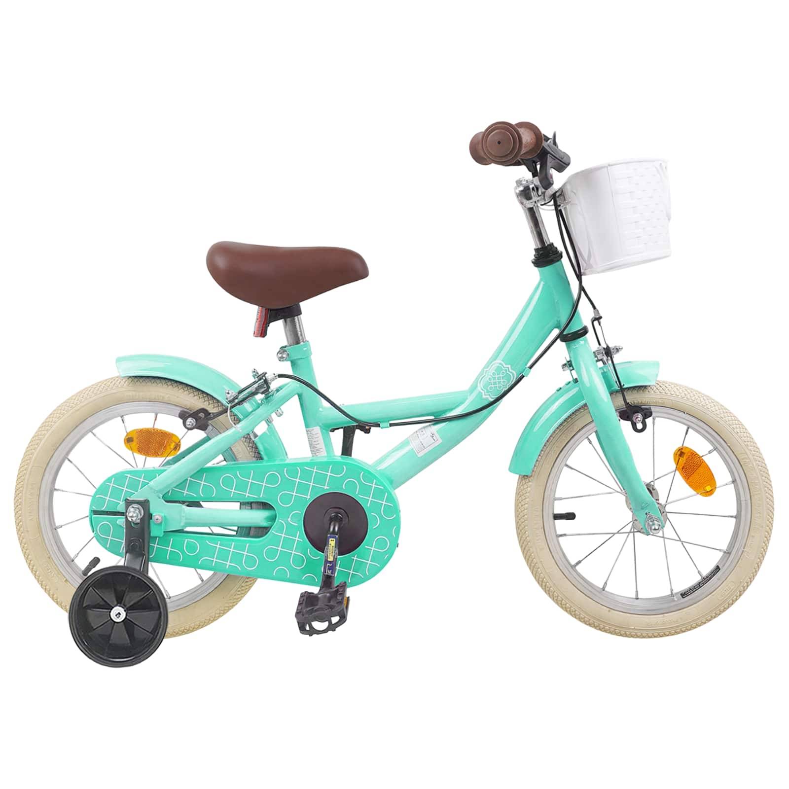 vidaXL Kinderfahrrad 12 Zoll für 2-4 Jahre alt Meergrün