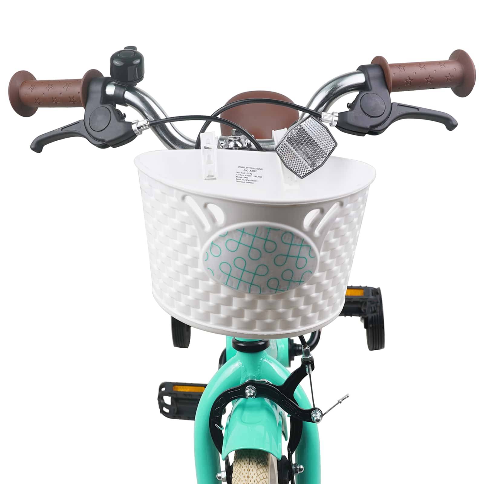 vidaXL Kinderfahrrad 12 Zoll für 2-4 Jahre alt Meergrün