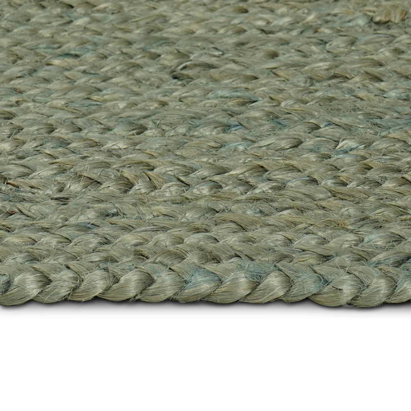 vidaXL Bereichsteppiche Olive Grün 80 x 200 cm Jute