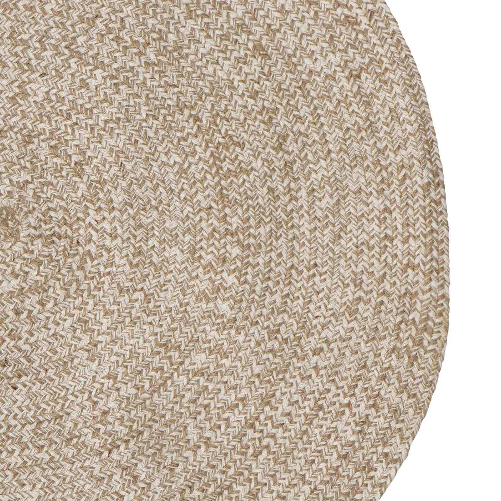 vidaXL Bereichsteppiche Weiß 205 x 305 cm Jute