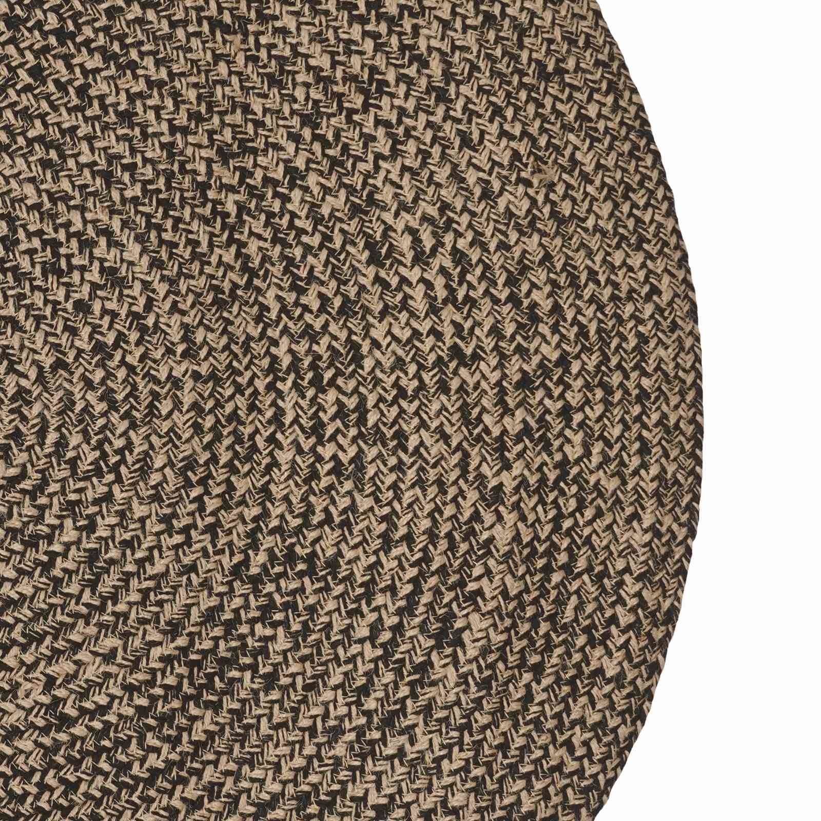 vidaXL Bereichsteppiche Schwarz 122 x 183 cm Jute