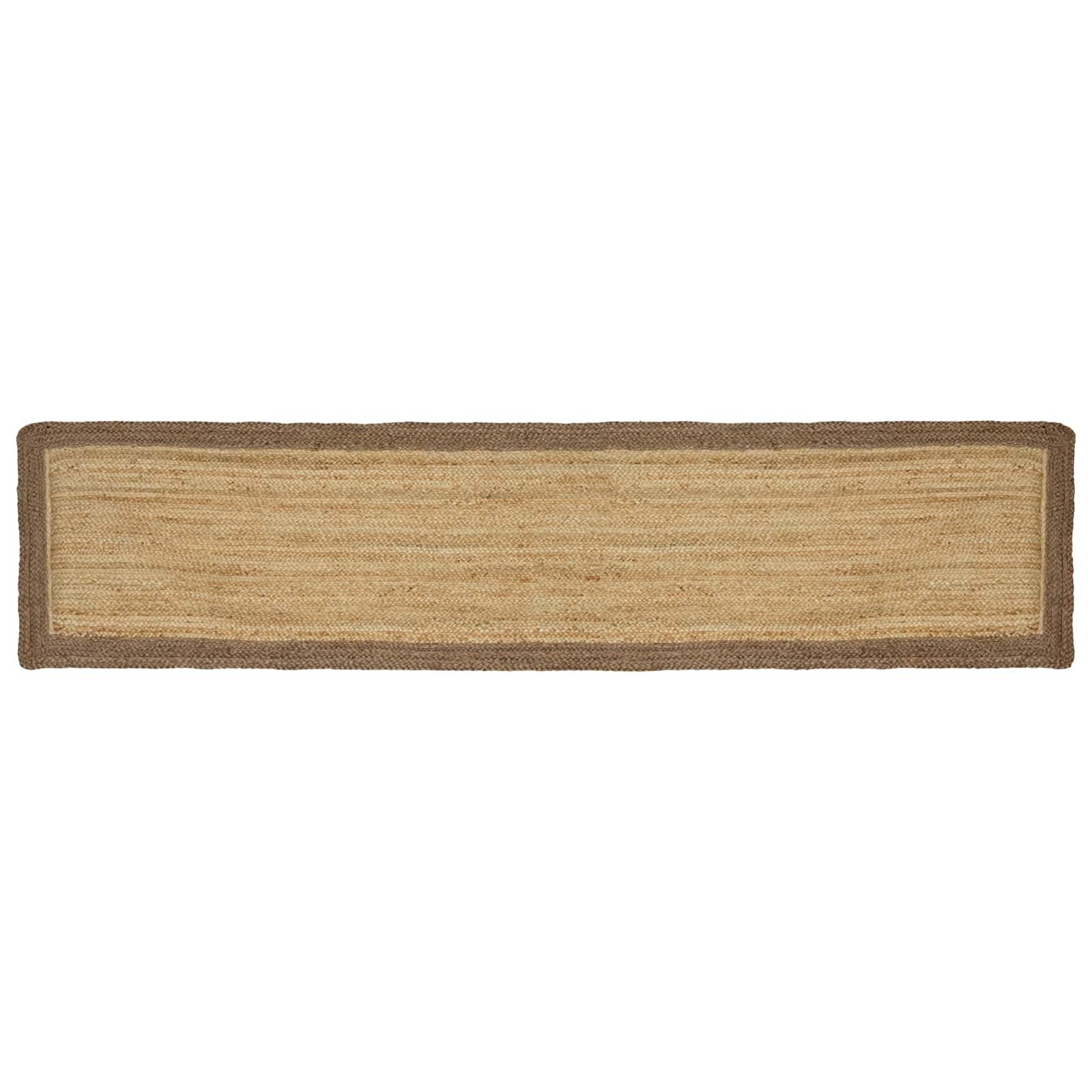 vidaXL Bereichsteppiche Grau 60 x 250 cm Jute