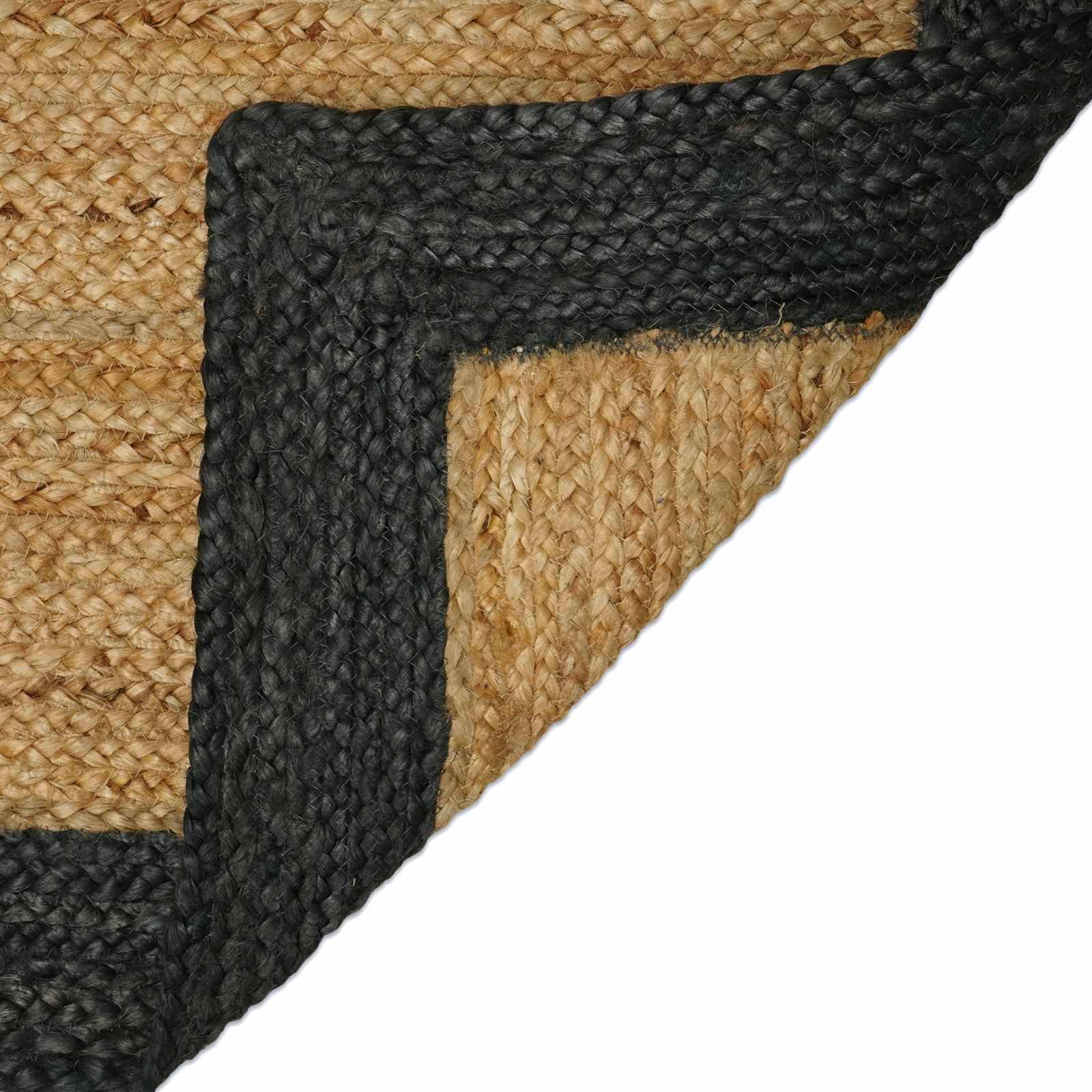 vidaXL Bereichsteppiche Dunkelgrau 80 x 300 cm Jute