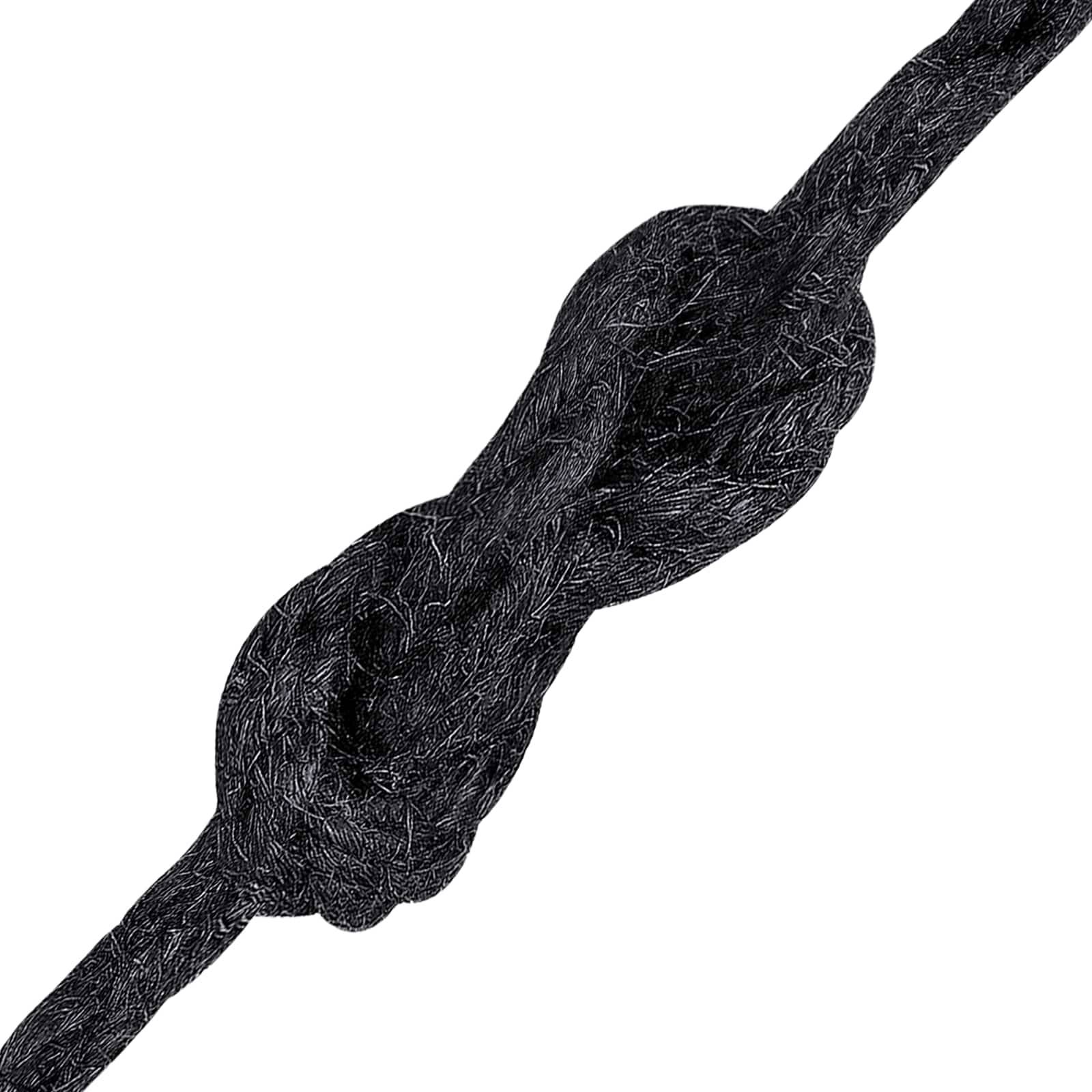 vidaXL Juteschnur 2 pcs 2 Schwarz 100% Tossa Jute