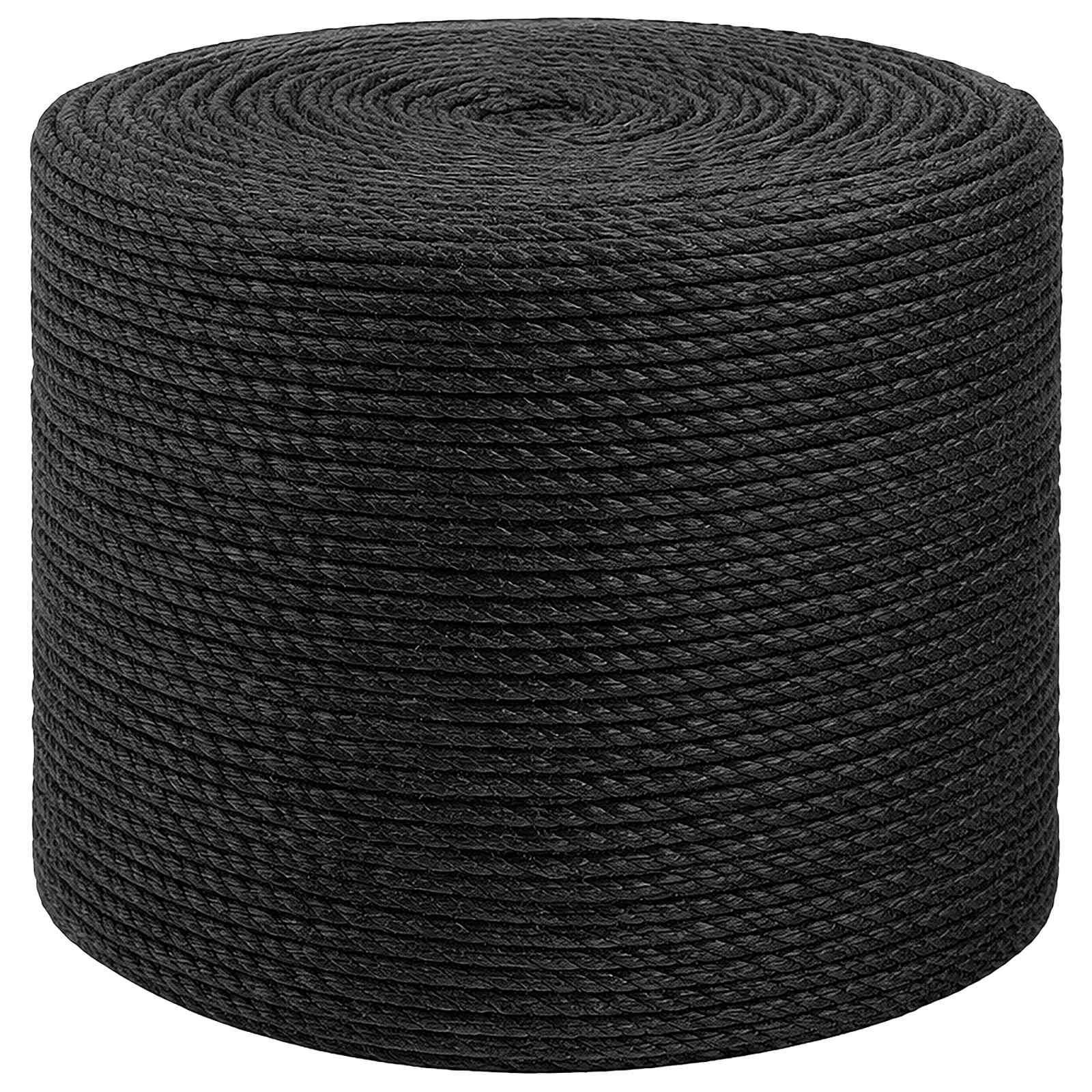 vidaXL Juteschnur 10 pcs 2 Schwarz 100% Tossa Jute