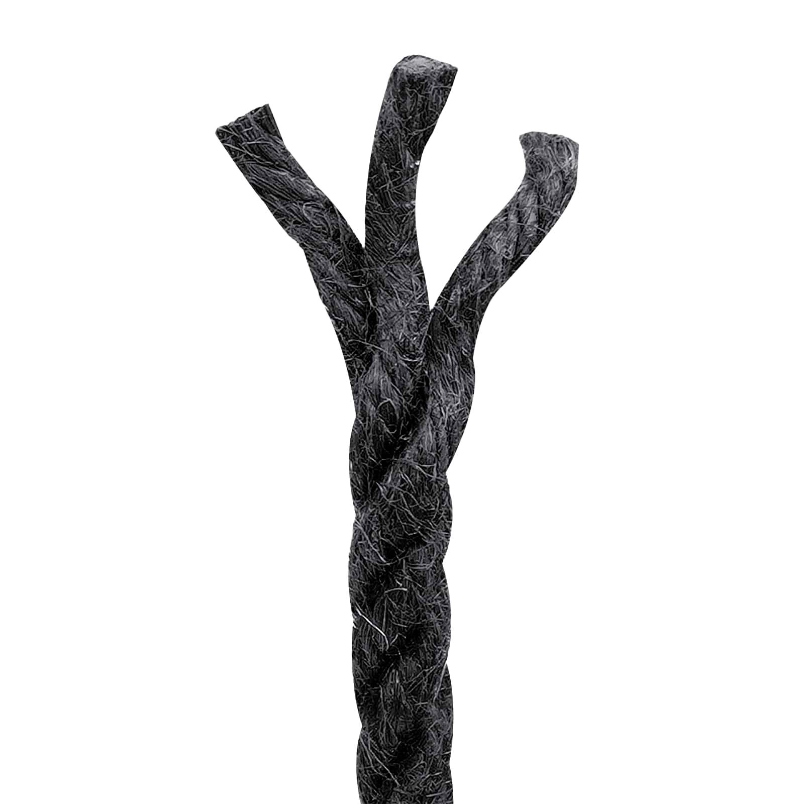 vidaXL Juteseil 6 Schwarz 100% Tossa Jute