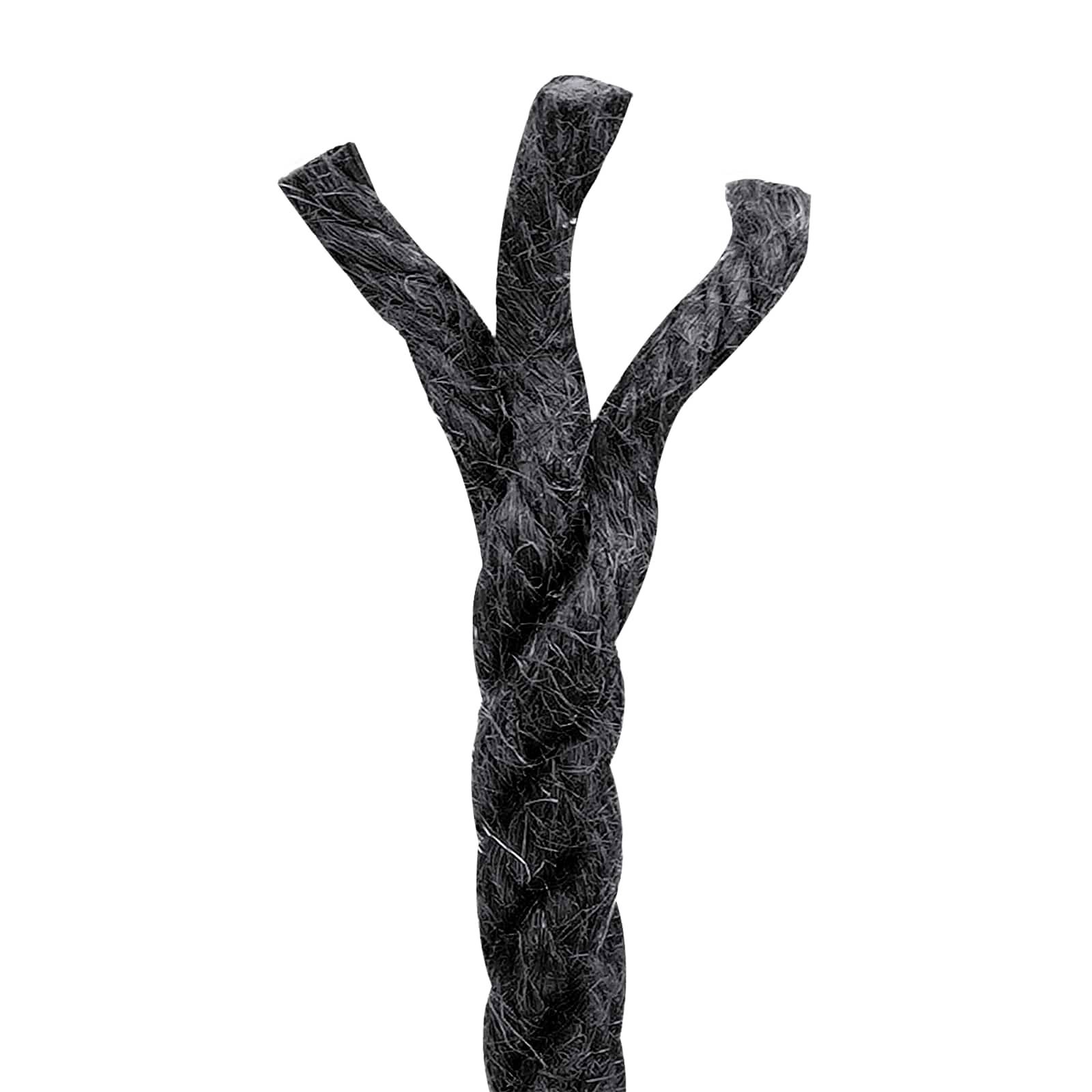 vidaXL Juteseil 8 Schwarz 100% Tossa Jute
