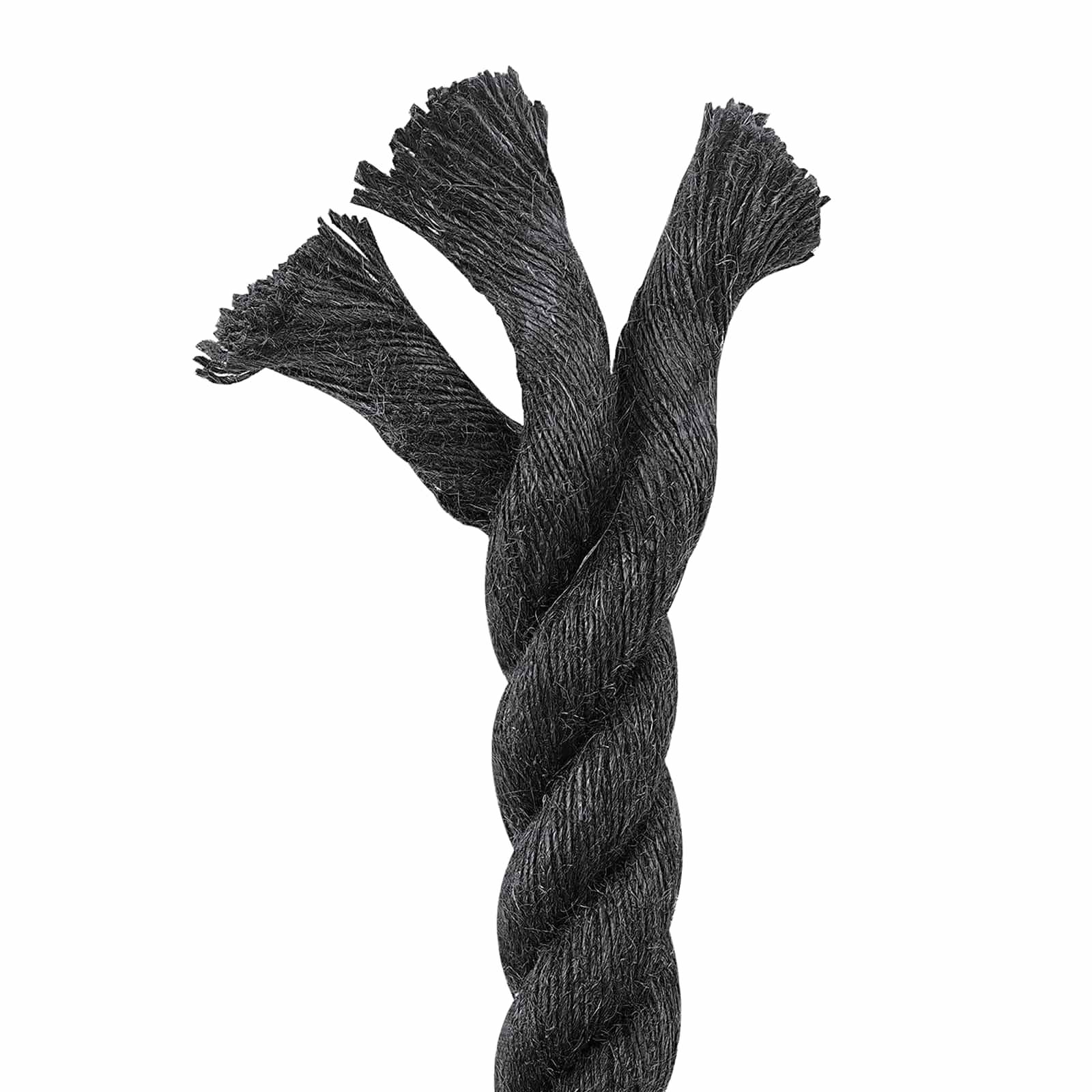 vidaXL Juteseil 30 Schwarz 100% Tossa Jute