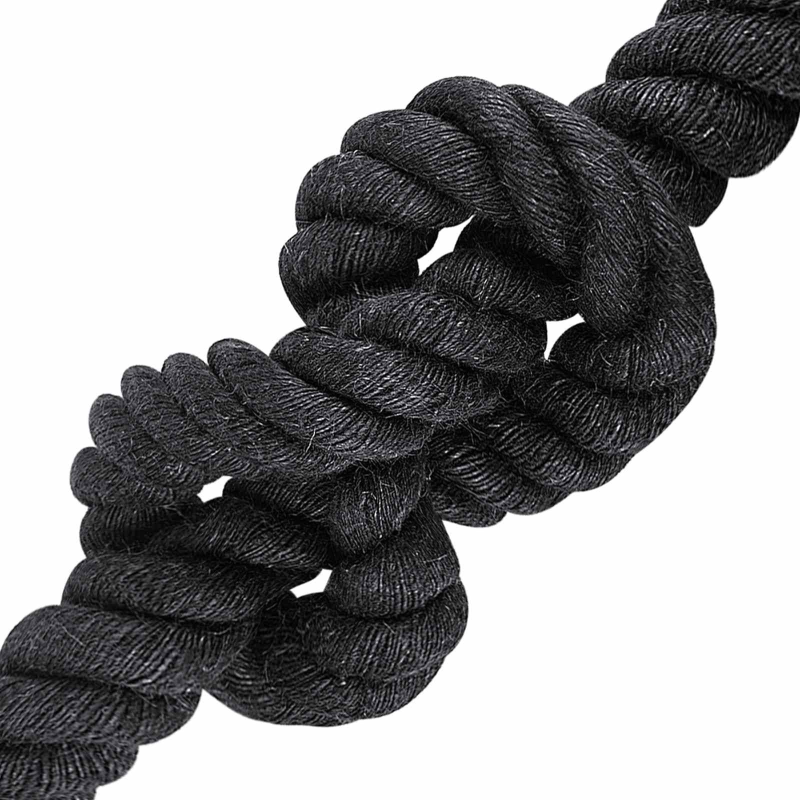 vidaXL Juteseil 60 Schwarz 100% Tossa Jute